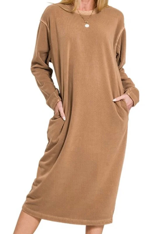 “Casual Saturday” Dress in Mocha