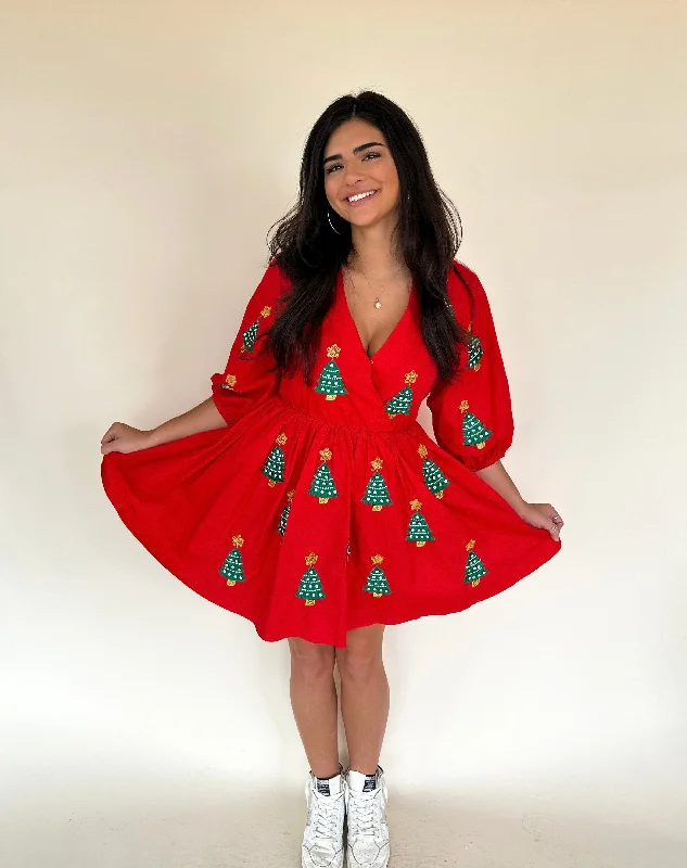 CHIRSTMAS TREE JEWEL DRESS