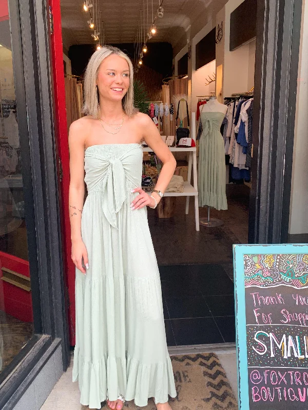 Coastal Strapless Dress