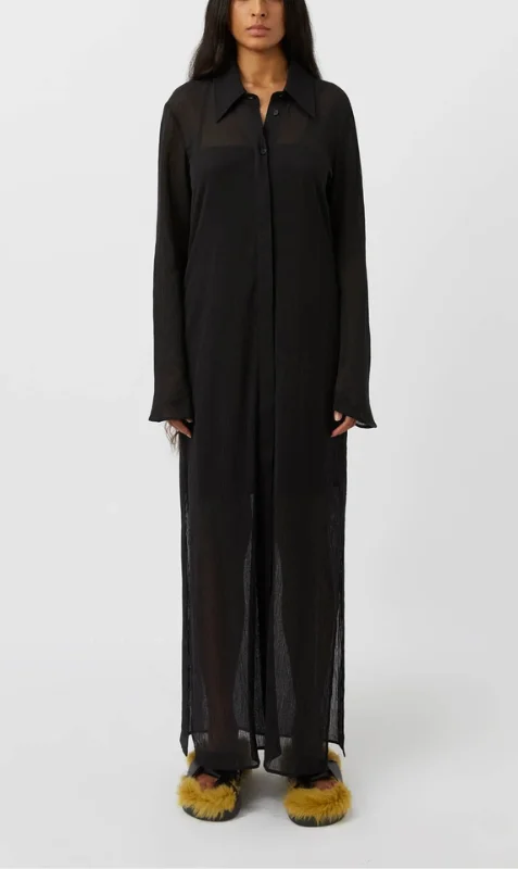 Camilla And Marc | Pia Sheer Texture Dress - Black