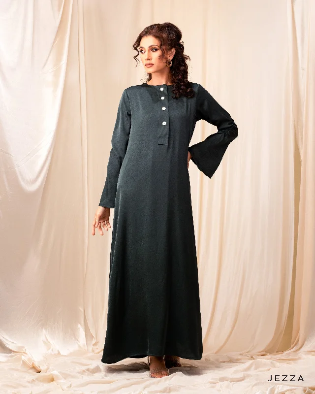 Crush Satin A-Line Dress 58511