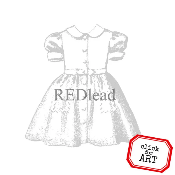 Darlene Dress Rubber Stamp