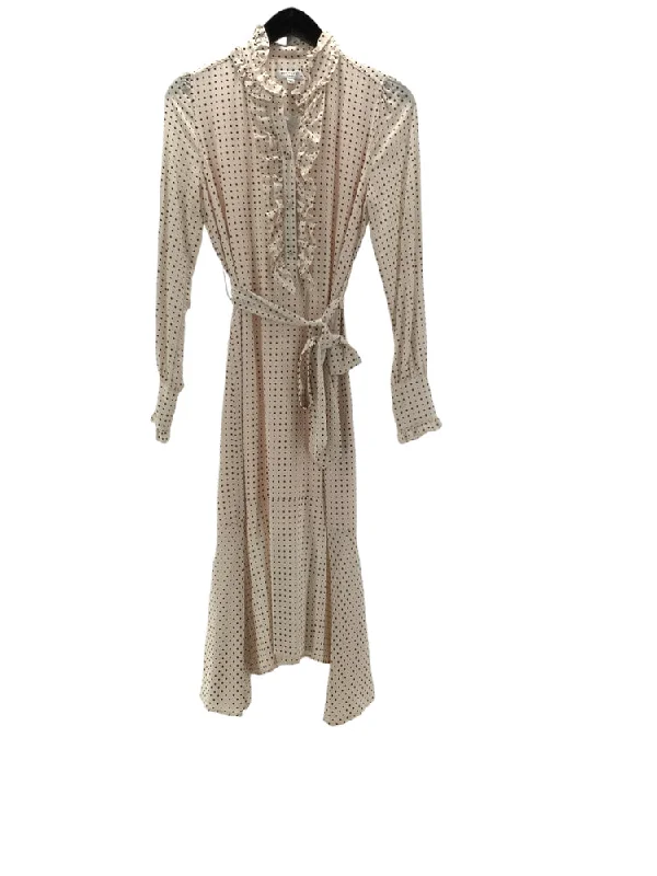 Equipment Size S Cream & Black Dress