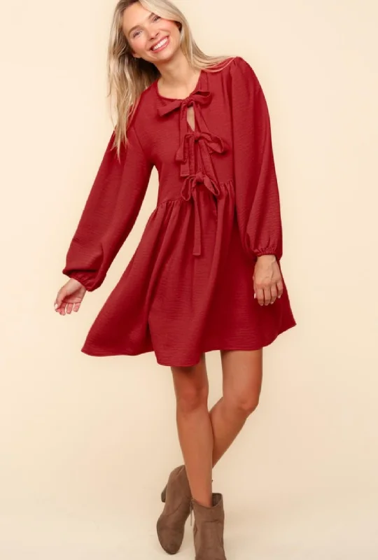 For The Love of Fall Bow Dress