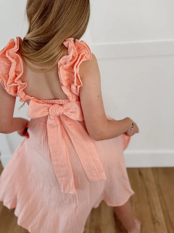 GEORGIE DRESS -  PEACHIE