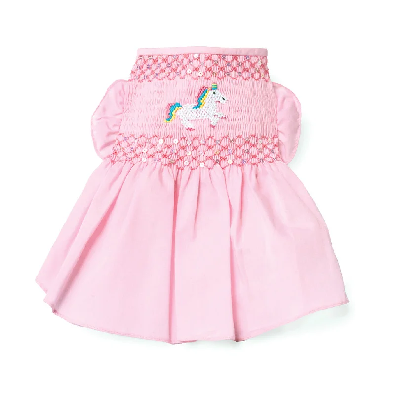 I Believe in Unicorns Hand-Smocked Dress ( 2024 Collectors Edition )