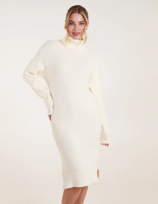 Roll Neck Jumper Dress