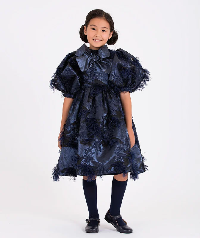 Jacquard Feathers Dress