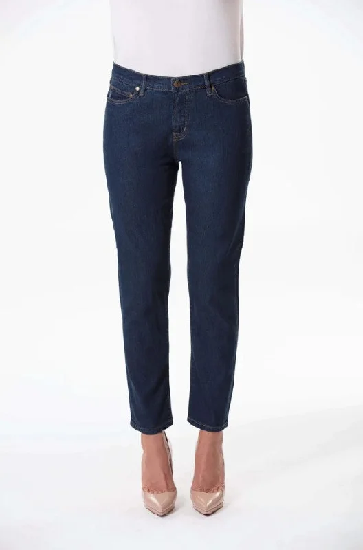 Jean Ankle Length Casual Wide-Legged Denim Jeans