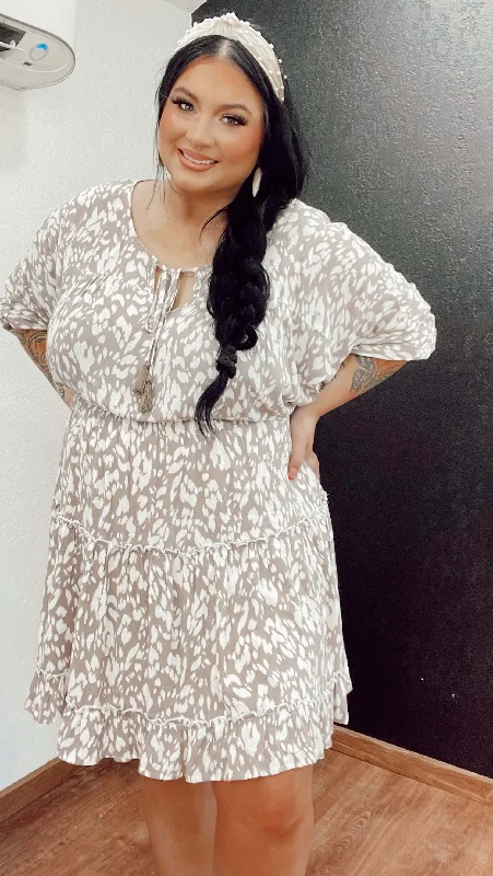 Latte Gauze Dress