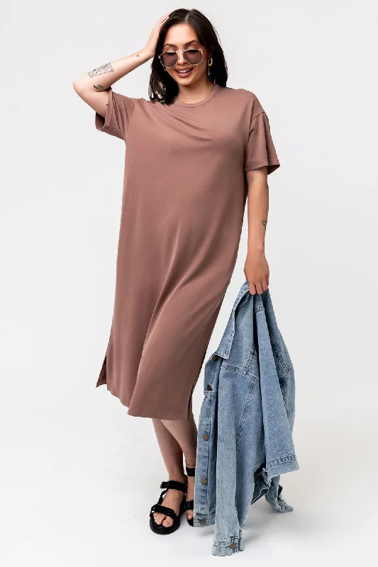 Maeve Dress in Mocha - FINAL SALE