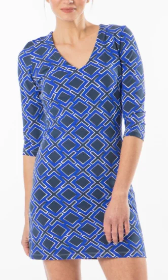Mahi Gold Palm Dress - Main Street