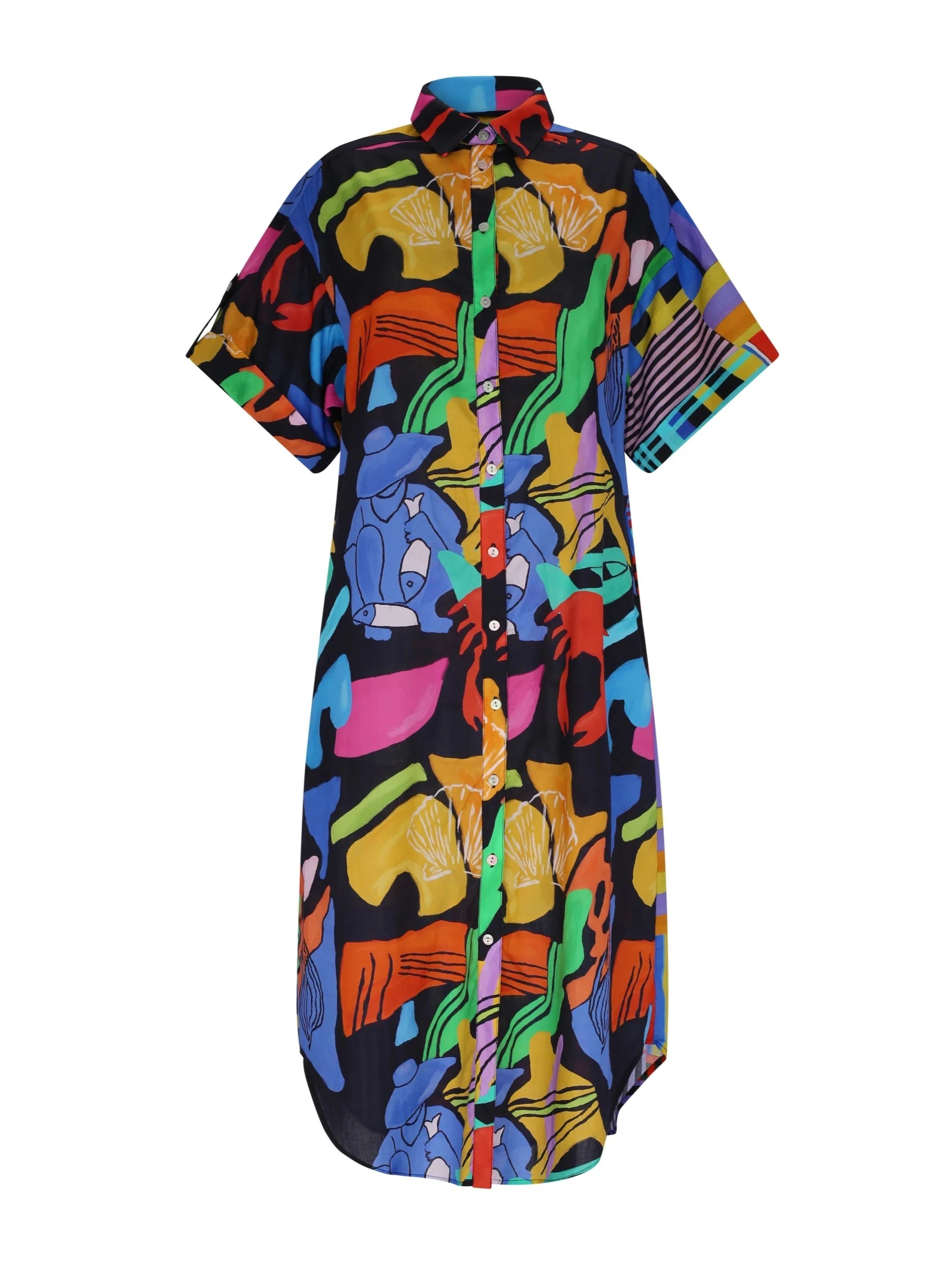 Mari Dress in Pesca