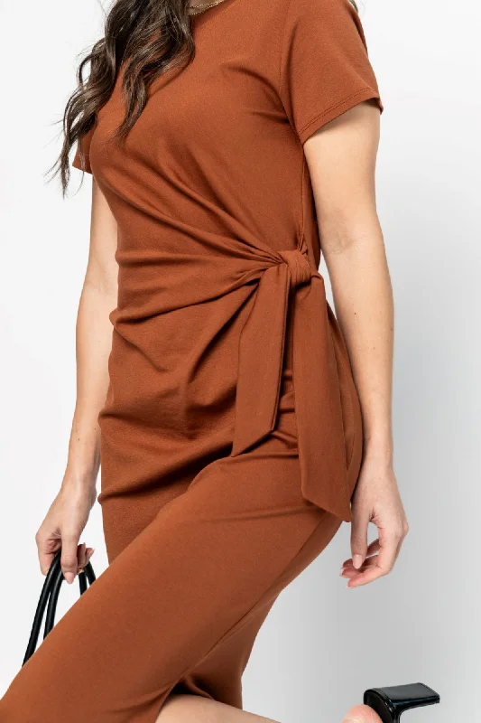 Mila Dress in Cocoa