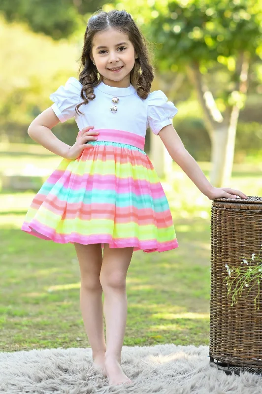 NEON RAINBOW DRESS