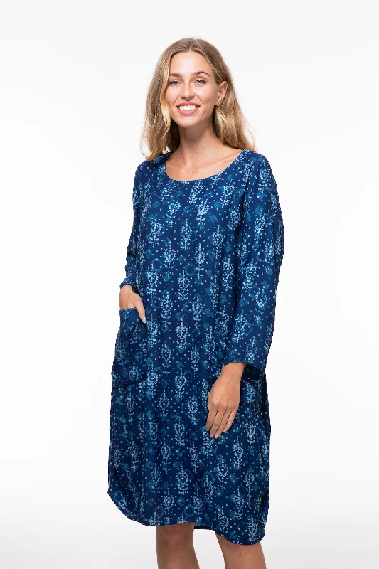 Indigo Spade with Stars