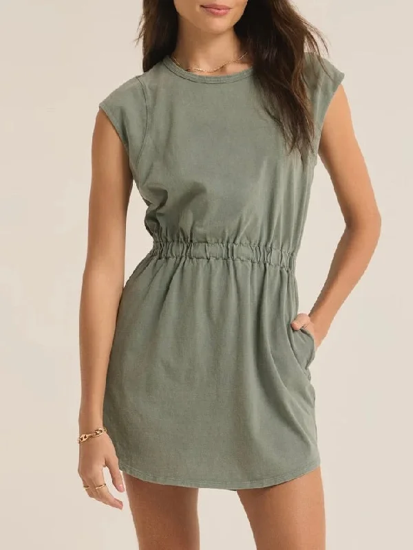Paxton Dress - Palm Green FINAL SALE
