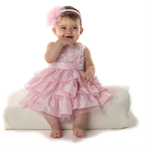 PINK ROSE SUNDAY SILK DRESS