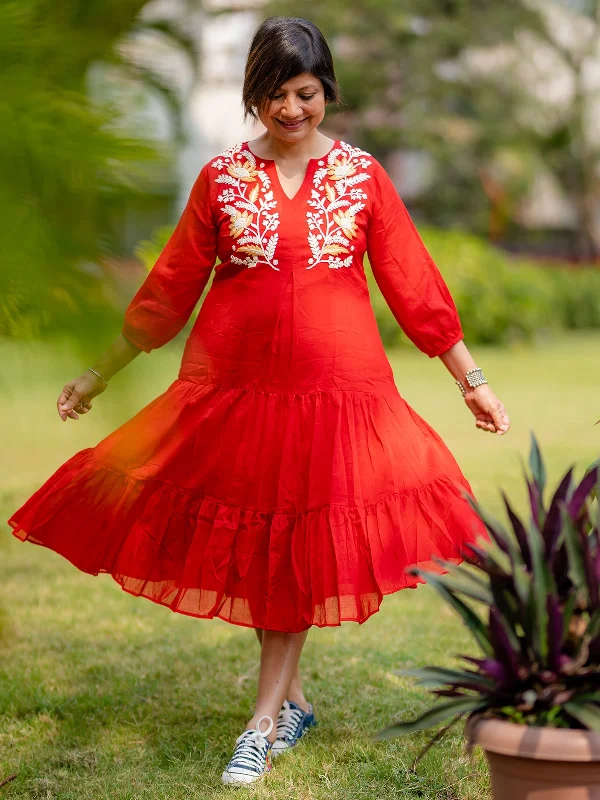 Red Long Dress