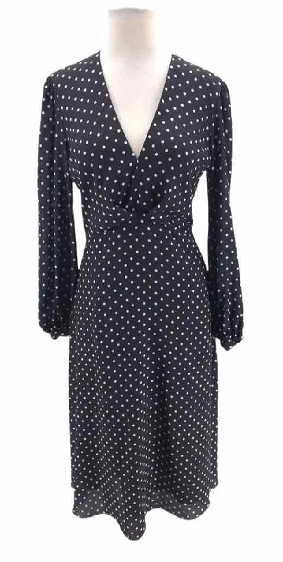 Sachin & Babi Size 4 Navy & white Dress
