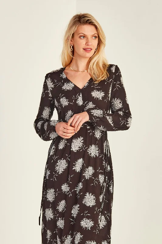 Sandra Dress Black Print