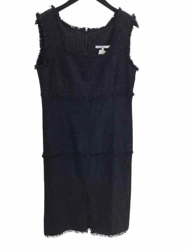 Santorelli Size 12 Black & Blue Dress