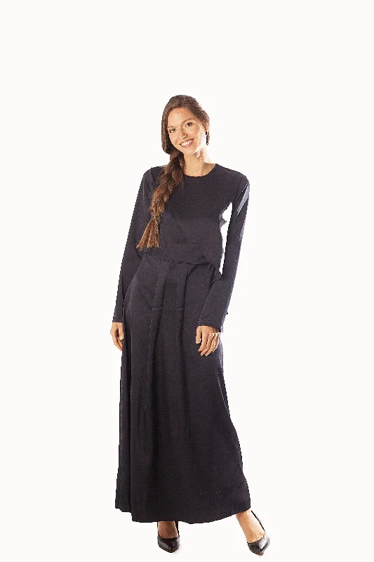Satin Flap Over Dress