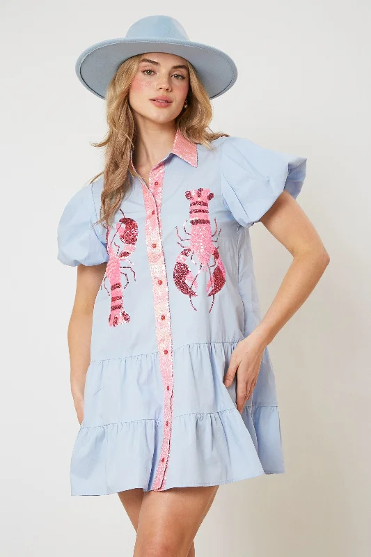Sequin crawfish dress
