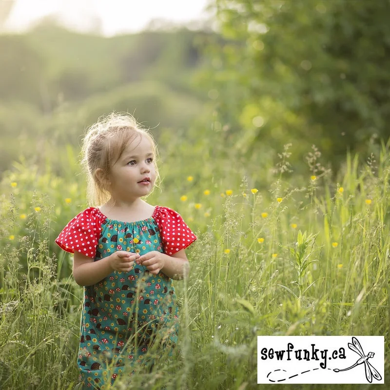 Sewfunky Pixie Dress - Hedgehoglets