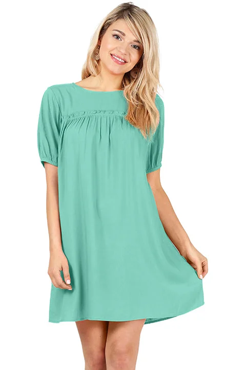 Puff Sleeved Charm Dress