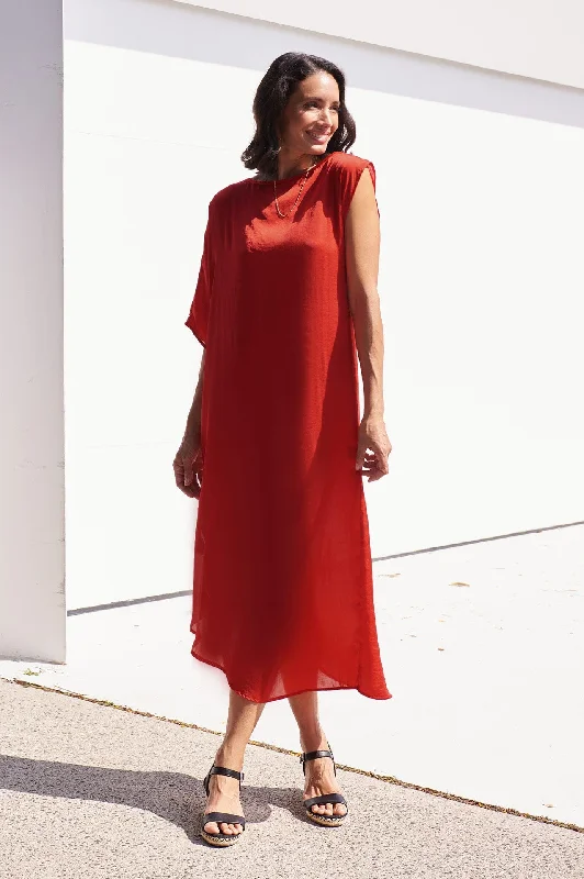 St Tropez Dress Red