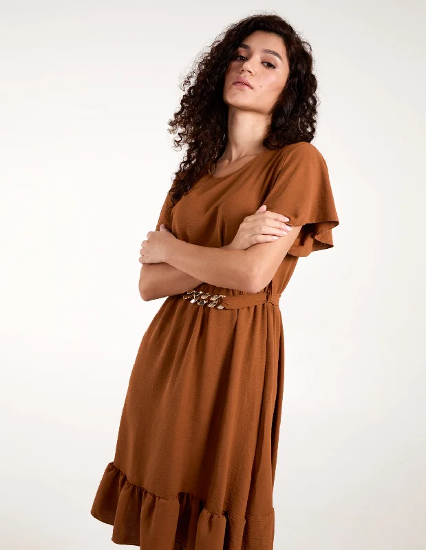 Chain Belt Dress