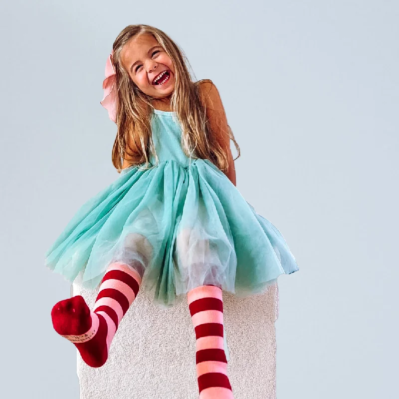 TUTU DRESS | dusty teal | girls**FINAL SALE** Please size up!
