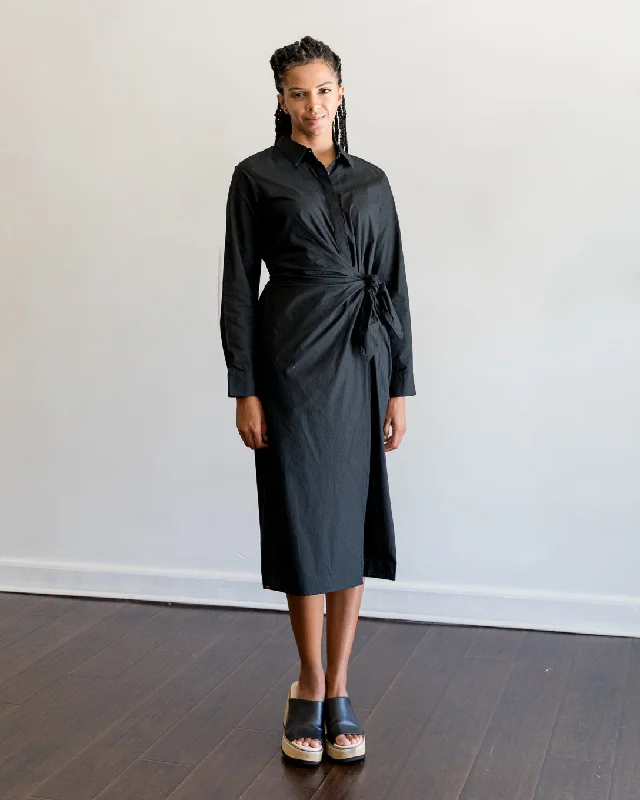 Xirena McCallister Dress in Jet Black