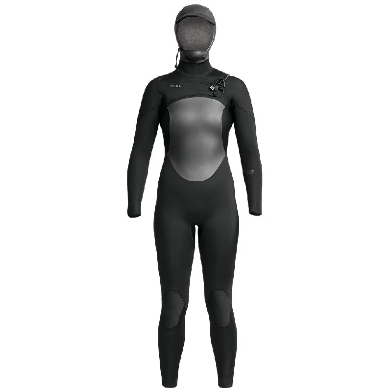 Xcel Axis Women's 5/4mm Hooded  Wetsuit - FA23 Hoodie with Drawstring Waist Adjustable Fitted