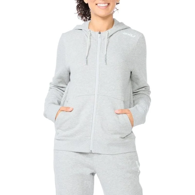 2XU Womens Aspire Full Zip Hoodie Hoodie with Bell Sleeves Flared Feminine