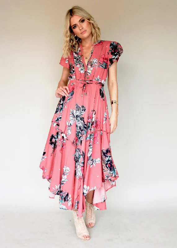 Asher Maxi Dress - Rose Dreams Stylish Long Sleeve Maxi Dress