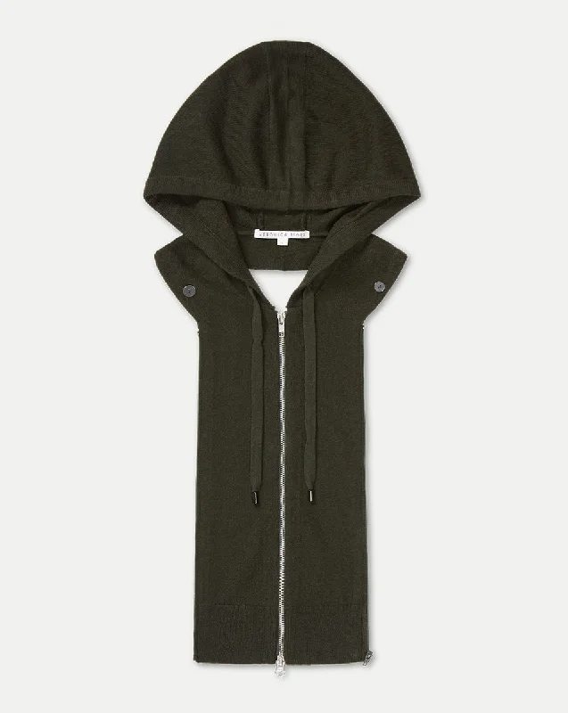 Cashmere Hoodie Dickey Hoodie with Strings Custom Fit Adjustable