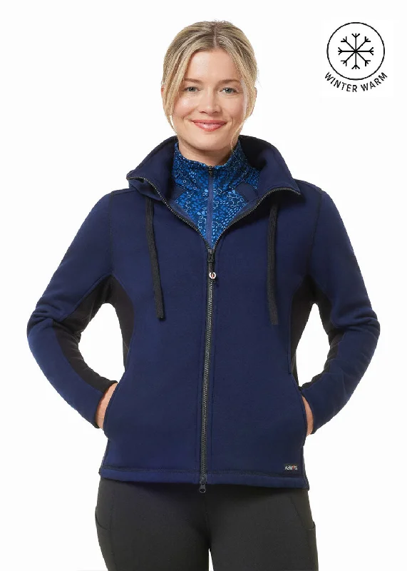 Double Take Full Zip Fleece Hoodie Hoodie with High-Low Hem Asymmetrical Trendy