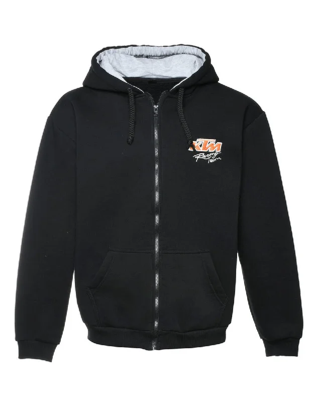 KTM Racing Team Hooded Track Top - L Hoodie with Pocket Utility Practical