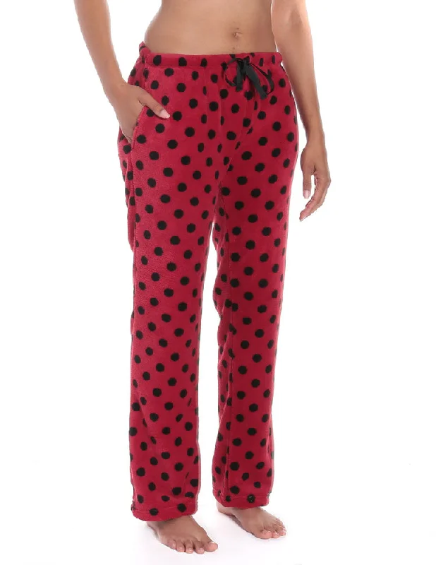 Women's Coral Fleece Plush Lounge Pants Soft Wool Pants