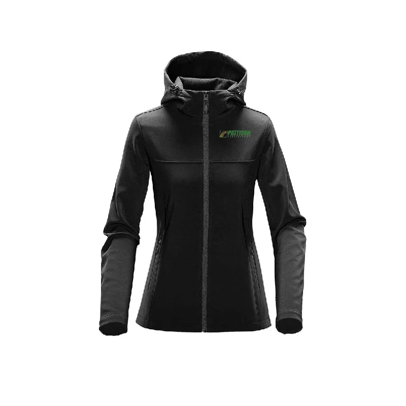 Ladies Orbiter Softshell Hoody Hoodie with Raglan Sleeves Sporty Comfortable