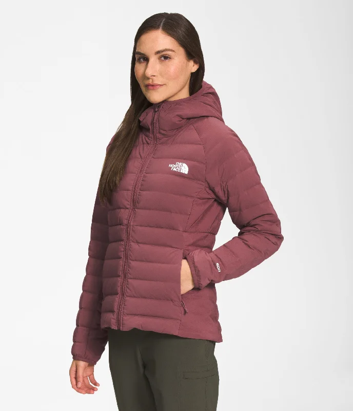 The North Face Belleview Stretch Down Hoodie (Women's) Wild Ginger Hoodie with Embroidery Detailed Premium