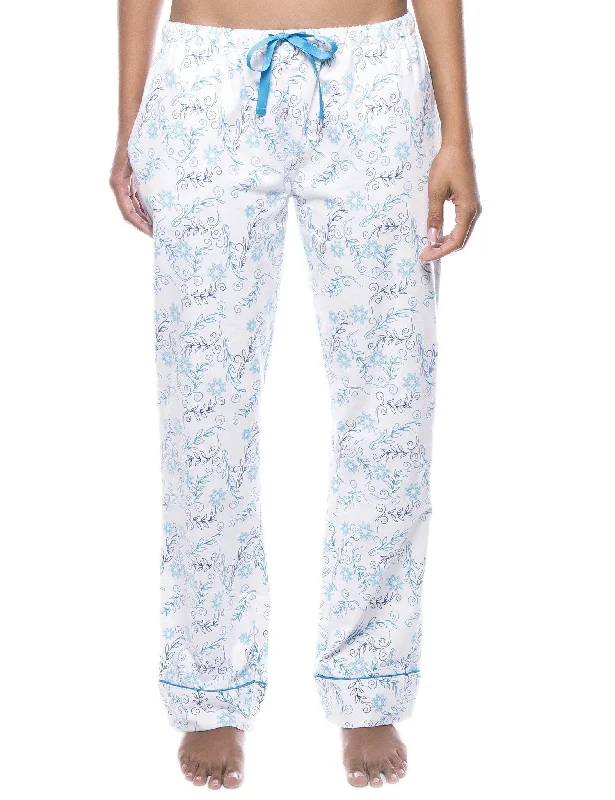 Floral White/Blue