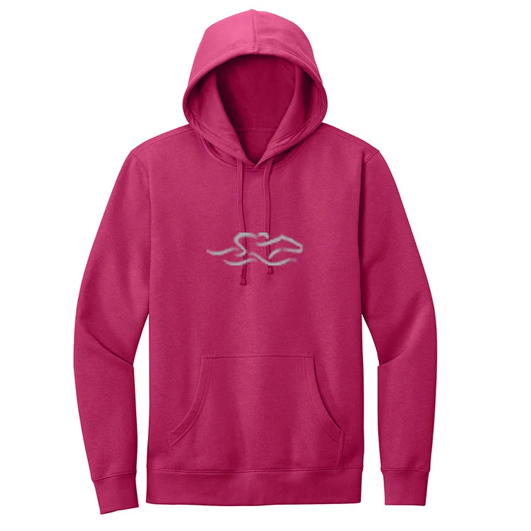 Ultimate EMBRACE Hoodie - Fushia Hoodie with Half-Zip Sporty Casual