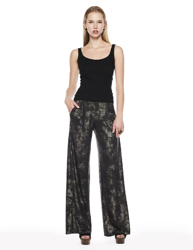 Viereck Quail Wide Leg Pants Casual Drawstring Pants