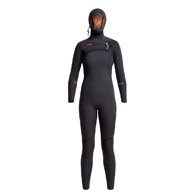 Xcel Comp-X Women's 4.5/3.5mm Hooded Wetsuit - FA23 Hoodie with Tied Waist Feminine Flattering