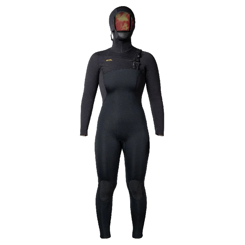 Xcel Women's Comp X Hooded Full Wetsuit 5.5/4.5mm Hoodie with Lining Warm Insulated