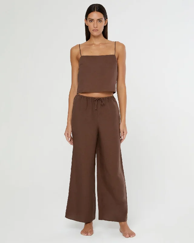 Air Linen Drawstring Pant Lightweight Linen Pants