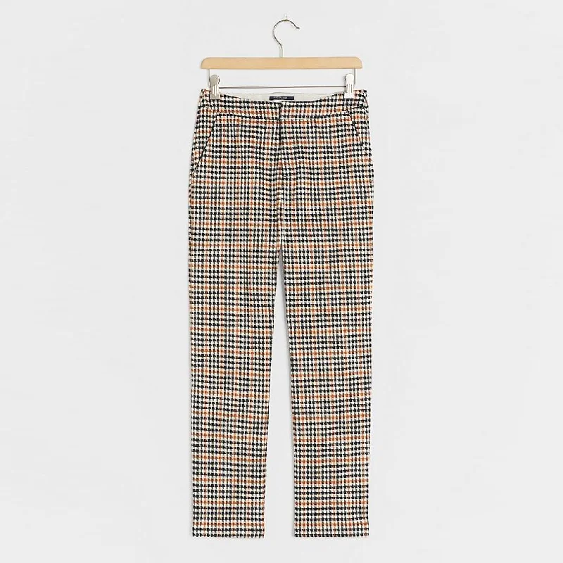 Classic Tailored Check Pants (Autumn) Stylish Casual Pants